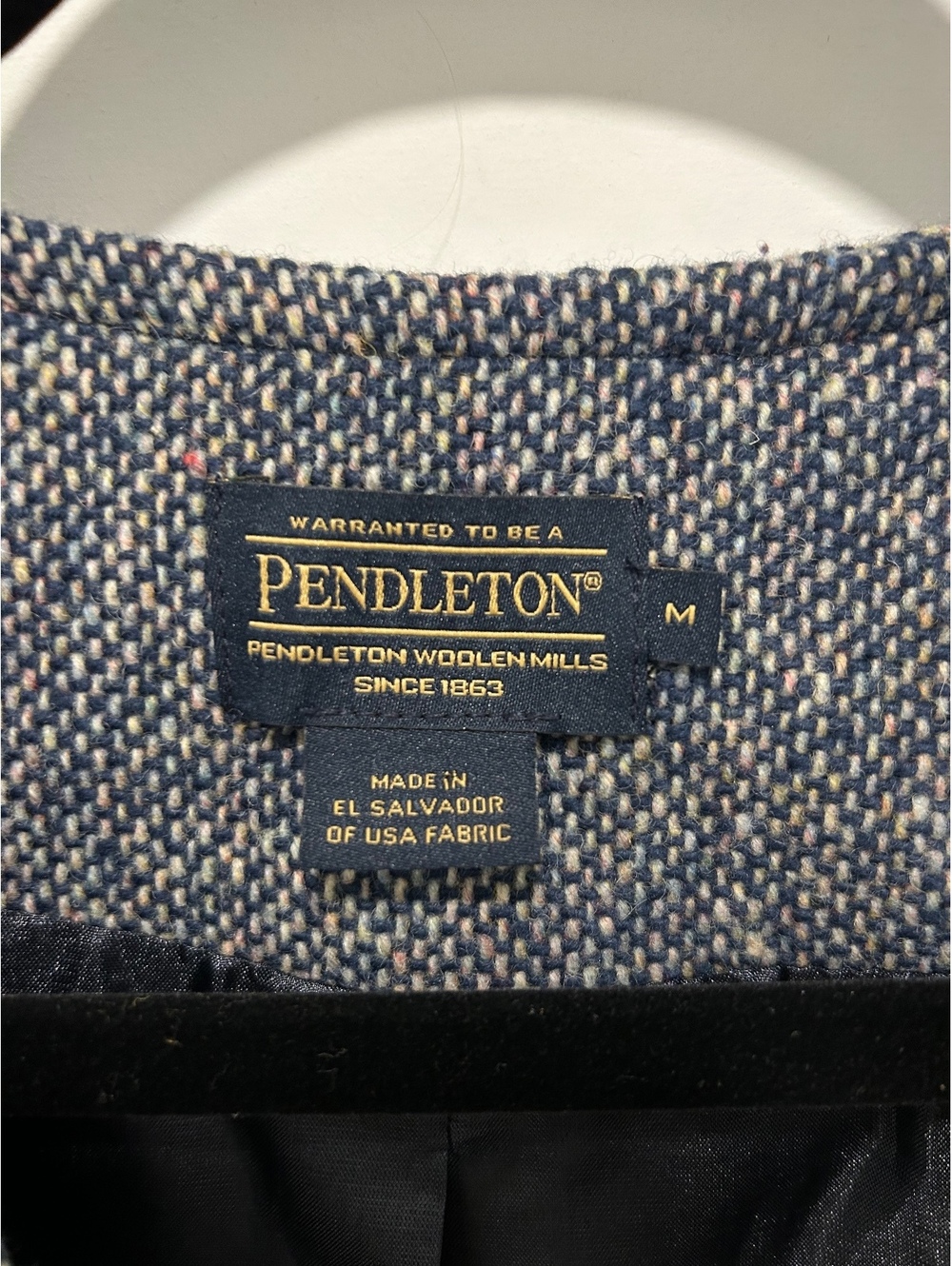 Pendleton Women's Wool Blend Open Front Blazer Jacket - Picture 8 of 11